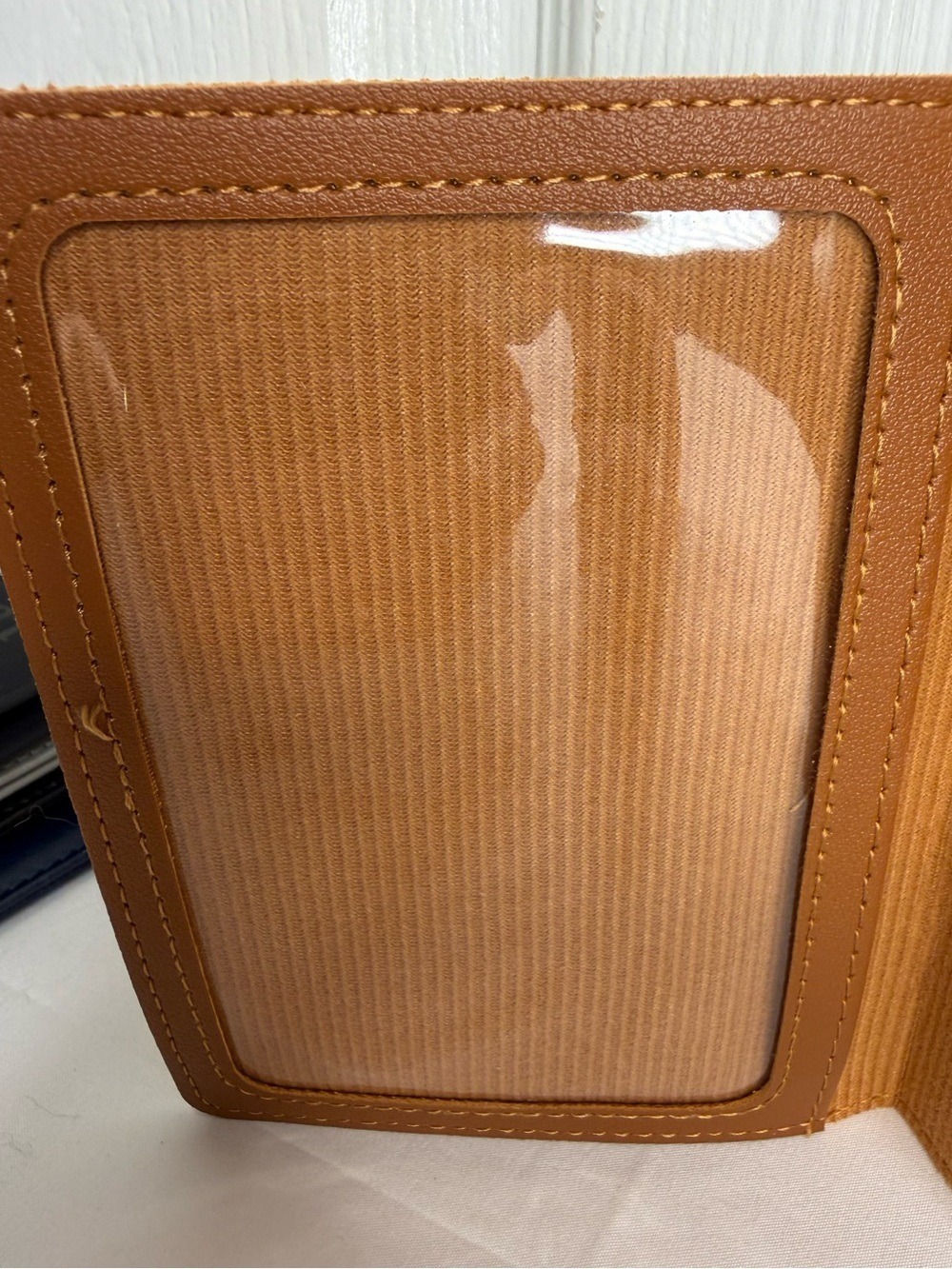PASSPORT USA PASSPORT FOLDING ID HOLDER/CASE/ COVER BROWN - Picture 4 of 11
